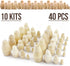 AEVVV Unpainted Blank Russian Nesting Dolls - Lot of 10 Sets, DIY Wooden Dolls to Paint