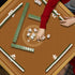 31.5 Inch Mahjong Mat, Non-Slip Noise Reducing Game Mat, Mahjong Table Mat,Mahjong Mat with Cloth Bag and Carton