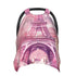 CQMZJHU Pink Eiffel Tower Romantic Paris Butterfly Baby Car Seat, Rain Shelter, Multifunctional Nursing Cover