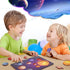 Upgrated Solar System Puzzle for Kids 3-6 - Wooden Space Toys for Preschool Learning Activities, Gift