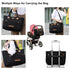 Diaper Bag Tote with 16 Inch Laptop Compartment, Large Crossbody Toddler Bag for Mom (Black)