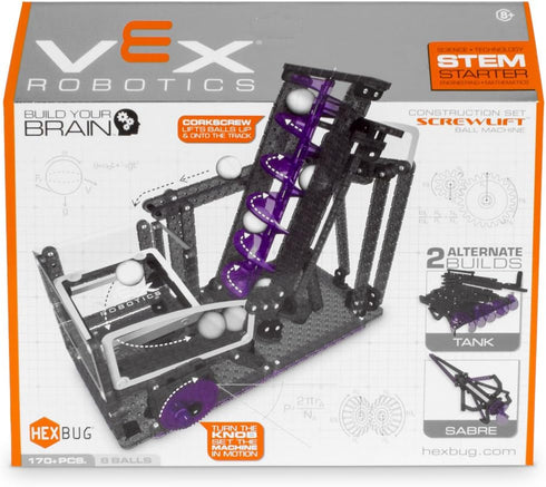 HEXBUG VEX Robotics Screw Lift Ball Machine - Purple, Black