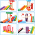 BigOtters Extra Large Domino Blocks Set - 108PCS Colorful Racing Tile Game Educational Toys for Boys Girls