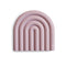 mushie Silicone Baby Teether Toy | Rainbow (Mauve)