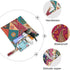 Haskirky 2 Tribal Patchwork Kantha Pcs Cloth Diaper Wet Dry Bags,Waterproof and Washable Bag for Travel Reusable Wet