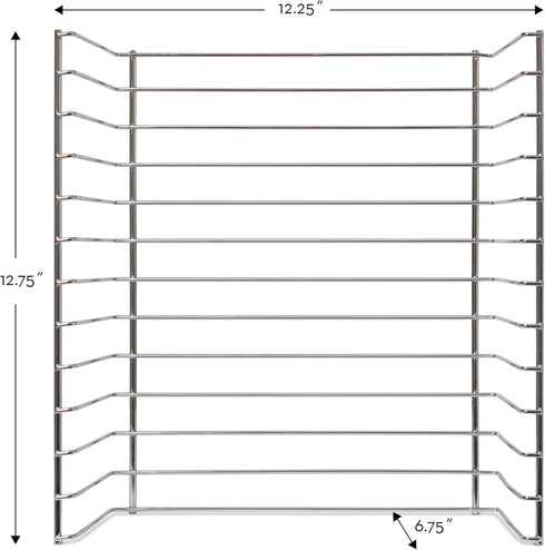 12 inches 0.75 inches Melissa & Doug Multi-Fit Metal Wire Puzzle Rack wide and deep
