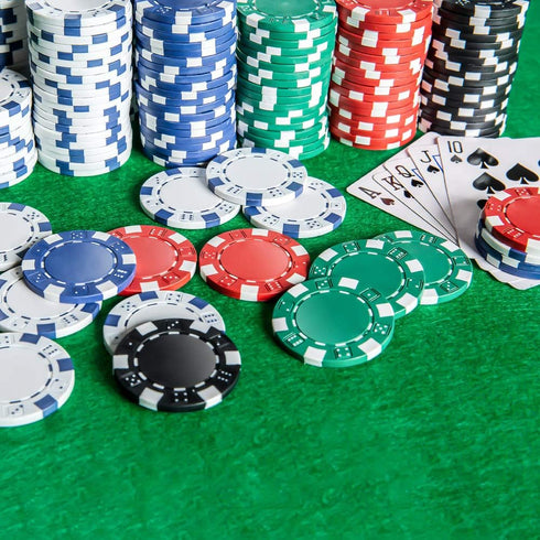Poker Chip Set - 300PCS 11.5 Gram Chips with Aluminum Case for Texas Holdem and Blackjack