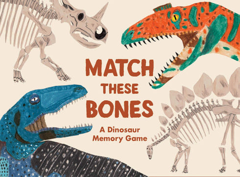 Laurence King Match These Bones Dinosaur Memory Game