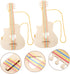 Toyvian 10 Pcs Miniature Guitar Toys | Child Guitar Crafts for DIY Painting and Wooden Guitar Toy
