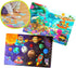 B. toys Gigantic Jigsaw 2-Pack, Sea & Solar System 48-Piece Floor Puzzles for Kids - Educational Toys