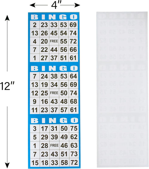3 -100 5 SEETOOOGAMES Bingo Paper Game Cards - Card Books of Sheets