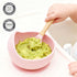 Set 6 Ginbear Baby Bowls with Suction, Silicone Bibs, Self Feeding Spoons, Led Weaning Supplies, Toddler Eating