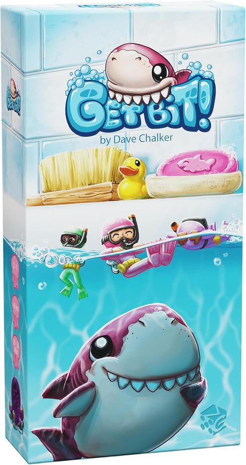 Greater Than Games | Get Bit - Family Card Game, Party Game for Adults and Family, Escape The Shark, 3 to 6 Players