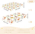 miaozhen 1 Pack 52x28 Cotton Baby Crib Sheets Comfy Breathable Watercolor Animal Lion Fox Toddler Mattress Sheet