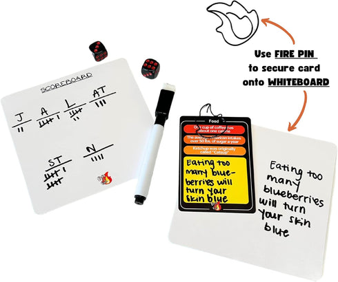 FACT or FIRE Trivia Card Game for Family and Friends, Ultimate Engaging Play Experience