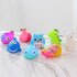 Animal Bath Toy Set with 8 Pcs Floating Auto Flashing Early Learning Toys for Kids & Pets, Dinosaur Shark Flamingo