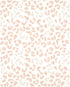 24x5x38 Inch (Pack 1) NoJo Neutral Cheetah Peach, Pink & Ivory Super Soft Mini Crib Sheet, Pink, Peach, Ivory