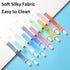 Neutral Pacifier Clips, 10 Pack Binkie Paci Holder Clips for Boys and Girls Fits for Most Pacifiers, Teethers & Toys and Holiday Gift, Solid Color