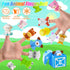 1 2 3 Set Counting 10 Toddler Learning Toys for Year Old, Farm Animal Train with Sorting Matching, Farm Animals, Finger