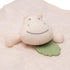 Hippo-Themed Comforter with Rubber Teether for Babies