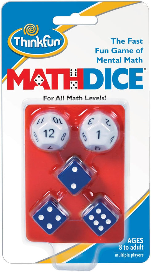 ThinkFun Math Dice - Engaging Mental Math Skill Game for Kids Age 8 and Up