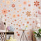 Kisston 90 Pcs Daisy Wall Decal Alphabet Vinyl Wall Decals Boho Decal