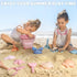 Set 3-10, 3 Pack Set Dreamon Beach Toys for Kids Collapsible Sand Buckets with Beach Molds and Mesh Bag, Shovels Sand