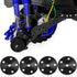 MOHERO Alloy Wheel Hex Hub Adapters - 12mm for 1/10 Tamiya Clod Buster, Axial Wraith/TXT Tires