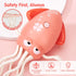 Tummy 1 hahaland Time Toys, Dancing Squid Toy Musical Moving Crawling Baby Toys Developmental Funny Gifts for Babies