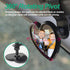 Baby Car Mirror Rear Facing, Convex Rear View Baby Mirrors, 360 Degrees Adjustable for Kids and Infants