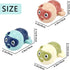 TQBYNJ 3 Pack Swimming 1-3,2025 1-2 1-3 2-4 1) Turtle Baby Bath Toys for Toddler Bath Toys Water Pool Floating Wind Up