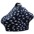 Baby Car Seat Covers for Boys Girls - Versatile Stretchy Canopy Set with Twinkle Stars Printing