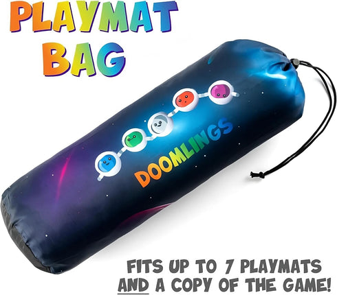 Doomlings Card Game & Playmats Carrying Bag - Waterproof Storage for Up to 7 Game Mats