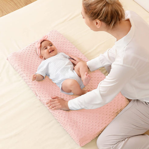 32"/34'' 16" Baby Changing Pad Cover, Super Soft Minky Dot Diaper Changing Table Covers for Baby Girls and Boys, Ultra