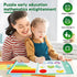 Montessori Magnetic Book Fraction Puzzle - Educational Math Manipulatives for Elementary School, Magnetic Fraction