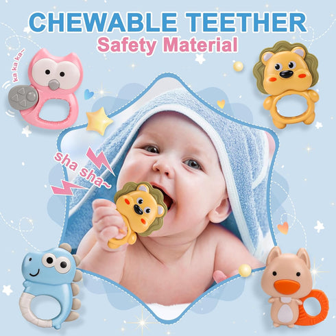 ZFSZSY 0-6 6-12 Pack Crib Mobile with Music and Lights,Mobiles for Cribs, Baby Mobile Arm Toys Hanging for Girls Boys