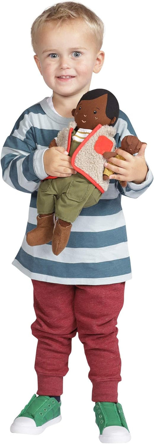 Manhattan Toy Playdate Friends 14 Inch Ellis Doll with Mini Bunny Stuffed Animal, Machine Washable & Dryer Safe