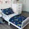 NTBED 4 Pieces Construction Truck Toddler Bedding Set for Baby Boys, Flags