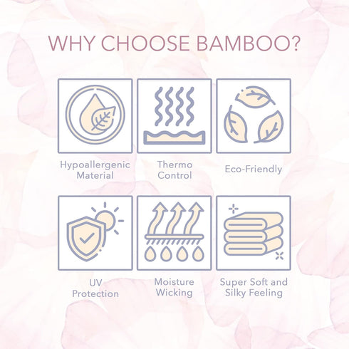 0-3 Luxury Rayon from Bamboo Headband & Baby Swaddle for Newborns Months, Rose Petal Love Newborn Swaddle Blanket