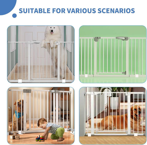Support Feet for Metal Pet Gate - Baby Gate Reinforcement Accessories, Set of 4 Pcs for 0.78 inches Thickness
