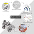Piececool 3D Metal Puzzle SUV Car Model Kits, 157 Pcs Building Kit, Brain Teaser DIY Craft Toys for Teens, Men, Women.