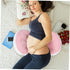 Toddmomy U Shaped Pregnancy Pillow for Side Sleeping and Nursing Belly Support Design for Back Lightweight and Portable