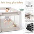 (47 47 inch Baby Playpen,Playpen for Babies and Toddlers, Play Pen for Kids, Play Pen for Babies and Toddlers * playpen