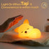 2 Dimmable, ATSUI Fox Night Light, LED Squishy Novelty Animal Lamp, Food Grade Silicone, Level Nursery Nightlight