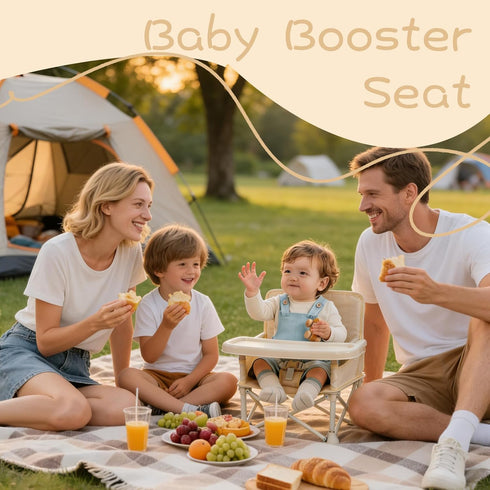 Lavilefora 3-in-1 Portable Baby Chair,Portable Baby Booster Seat with Tray,Folding Toddler High Chair