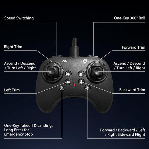 Virellia 8-16, 360 Flying Sword RC Airplane, Flying Dagger Remote Control Airplane Drone for Kids Adults Gesture