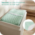 TOTCHILL 2 Pack, Light Quilted Changing Pad Cover Soft Fitted Changing Table Covers for Baby Boys and Girls, Butterfly