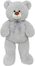 36 inch Big Teddy Bear Cute Giant Stuffed Animals Soft Plush Bear for Girlfriend Kids, Grey