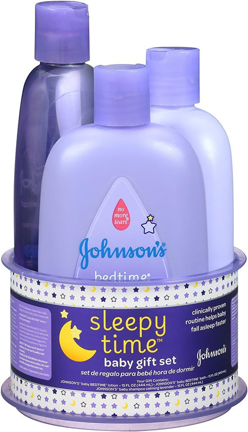 Johnsons Sleepy Time Baby Gift Set, 3 Items