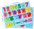 Alphabet and Number Puzzle Set, Wooden Upper Case Letter and Shape Learning Puzzles for 3-5 Year Olds